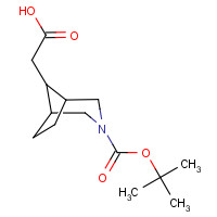 1250996-75-8 2-[3-[(2-methylpropan-2-yl)oxycarbonyl]-3-azabicyclo[3.2.1]octan-8-yl]acetic acid chemical structure