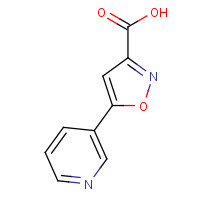 893638-39-6 5-pyridin-3-yl-1,2-oxazole-3-carboxylic acid chemical structure