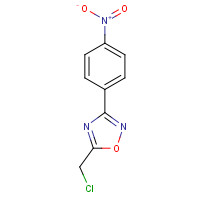 57611-19-5 5-(chloromethyl)-3-(4-nitrophenyl)-1,2,4-oxadiazole chemical structure