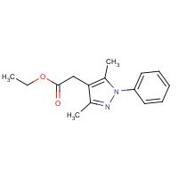 32710-86-4 ethyl 2-(3,5-dimethyl-1-phenylpyrazol-4-yl)acetate chemical structure