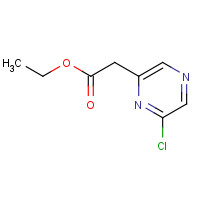 1071455-09-8 ethyl 2-(6-chloropyrazin-2-yl)acetate chemical structure