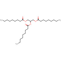 126-53-4 2,3-di(nonanoyloxy)propyl nonanoate chemical structure