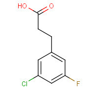886498-21-1 3-(3-chloro-5-fluorophenyl)propanoic acid chemical structure