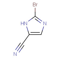 1067894-55-6 2-bromo-1H-imidazole-5-carbonitrile chemical structure