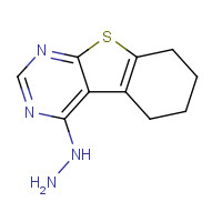 40106-45-4 5,6,7,8-tetrahydro-[1]benzothiolo[2,3-d]pyrimidin-4-ylhydrazine chemical structure