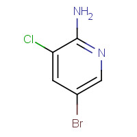 38185-55-6 5-bromo-3-chloropyridin-2-amine chemical structure