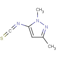 205246-65-7 5-isothiocyanato-1,3-dimethylpyrazole chemical structure