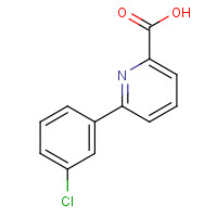 863704-38-5 6-(3-chlorophenyl)pyridine-2-carboxylic acid chemical structure