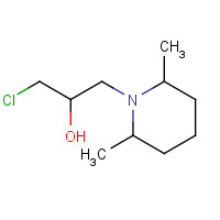 55506-45-1 1-chloro-3-(2,6-dimethylpiperidin-1-yl)propan-2-ol chemical structure