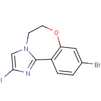 1282516-69-1 9-bromo-2-iodo-5,6-dihydroimidazo[1,2-d][1,4]benzoxazepine chemical structure