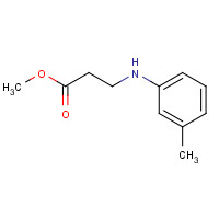 42313-48-4 methyl 3-(3-methylanilino)propanoate chemical structure
