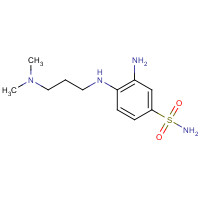 6599-31-1 3-amino-4-[3-(dimethylamino)propylamino]benzenesulfonamide chemical structure