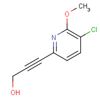 1310949-18-8 3-(5-chloro-6-methoxypyridin-2-yl)prop-2-yn-1-ol chemical structure