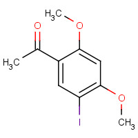 3153-75-1 1-(5-iodo-2,4-dimethoxyphenyl)ethanone chemical structure