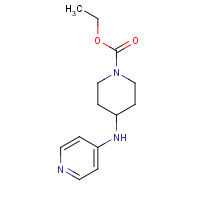784155-35-7 ethyl 4-(pyridin-4-ylamino)piperidine-1-carboxylate chemical structure