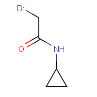 77600-79-4 2-bromo-N-cyclopropylacetamide chemical structure