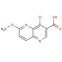 1312577-98-2 4-chloro-6-methoxy-1,5-naphthyridine-3-carboxylic acid chemical structure