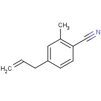 1233500-55-4 2-methyl-4-prop-2-enylbenzonitrile chemical structure