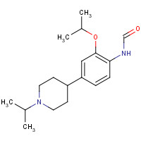1462951-52-5 N-[2-propan-2-yloxy-4-(1-propan-2-ylpiperidin-4-yl)phenyl]formamide chemical structure
