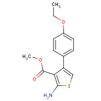350989-81-0 methyl 2-amino-4-(4-ethoxyphenyl)thiophene-3-carboxylate chemical structure