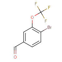 1221716-04-6 4-bromo-3-(trifluoromethoxy)benzaldehyde chemical structure