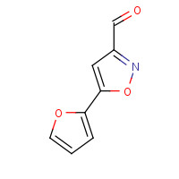 852180-62-2 5-(furan-2-yl)-1,2-oxazole-3-carbaldehyde chemical structure