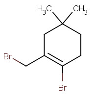 1053265-65-8 1-bromo-2-(bromomethyl)-4,4-dimethylcyclohexene chemical structure