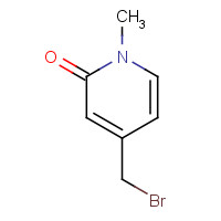 1236031-42-7 4-(bromomethyl)-1-methylpyridin-2-one chemical structure