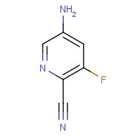 573763-07-2 5-amino-3-fluoropyridine-2-carbonitrile chemical structure