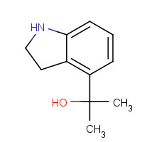 1384053-56-8 2-(2,3-dihydro-1H-indol-4-yl)propan-2-ol chemical structure