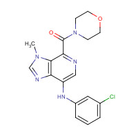 925427-08-3 [7-(3-chloroanilino)-3-methylimidazo[4,5-c]pyridin-4-yl]-morpholin-4-ylmethanone chemical structure