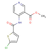 929214-65-3 methyl 4-[(5-chlorothiophene-2-carbonyl)amino]pyridine-3-carboxylate chemical structure
