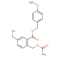 452978-25-5 (4-methoxyphenyl)methyl 2-(acetyloxymethyl)-5-(hydroxymethyl)benzoate chemical structure