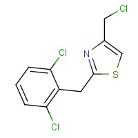 261761-59-5 4-(chloromethyl)-2-[(2,6-dichlorophenyl)methyl]-1,3-thiazole chemical structure