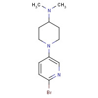 1169698-77-4 1-(6-bromopyridin-3-yl)-N,N-dimethylpiperidin-4-amine chemical structure