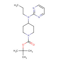 301225-46-7 tert-butyl 4-[propyl(pyrimidin-2-yl)amino]piperidine-1-carboxylate chemical structure