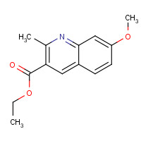 86210-91-5 ethyl 7-methoxy-2-methylquinoline-3-carboxylate chemical structure