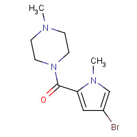 923150-19-0 (4-bromo-1-methylpyrrol-2-yl)-(4-methylpiperazin-1-yl)methanone chemical structure
