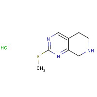 1226776-81-3 2-methylsulfanyl-5,6,7,8-tetrahydropyrido[3,4-d]pyrimidine;hydrochloride chemical structure