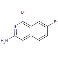 925672-86-2 1,7-dibromoisoquinolin-3-amine chemical structure