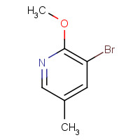 717843-56-6 3-bromo-2-methoxy-5-methylpyridine chemical structure
