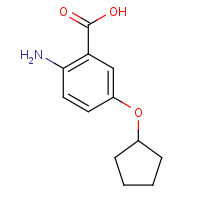 219527-53-4 2-amino-5-cyclopentyloxybenzoic acid chemical structure