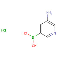 1310384-34-9 (5-aminopyridin-3-yl)boronic acid;hydrochloride chemical structure