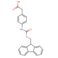 173690-53-4 2-[4-(9H-fluoren-9-ylmethoxycarbonylamino)phenyl]acetic acid chemical structure