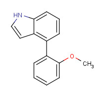 266678-13-1 4-(2-methoxyphenyl)-1H-indole chemical structure