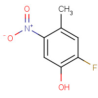 110298-75-4 2-fluoro-4-methyl-5-nitrophenol chemical structure