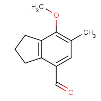 1092553-16-6 7-methoxy-6-methyl-2,3-dihydro-1H-indene-4-carbaldehyde chemical structure