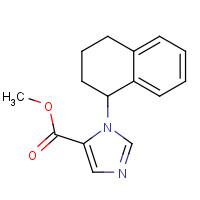 18438-41-0 methyl 3-(1,2,3,4-tetrahydronaphthalen-1-yl)imidazole-4-carboxylate chemical structure