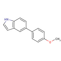 144104-46-1 5-(4-methoxyphenyl)-1H-indole chemical structure
