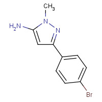 126417-84-3 5-(4-bromophenyl)-2-methylpyrazol-3-amine chemical structure